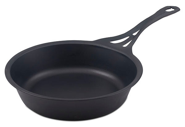 JB Prince Solid Iron Skillet by SolidTeknics - Premium Cast Iron Cookware for Searing, Baking & Frying - Perfect for Stovetop, Oven & Outdoor Cooking