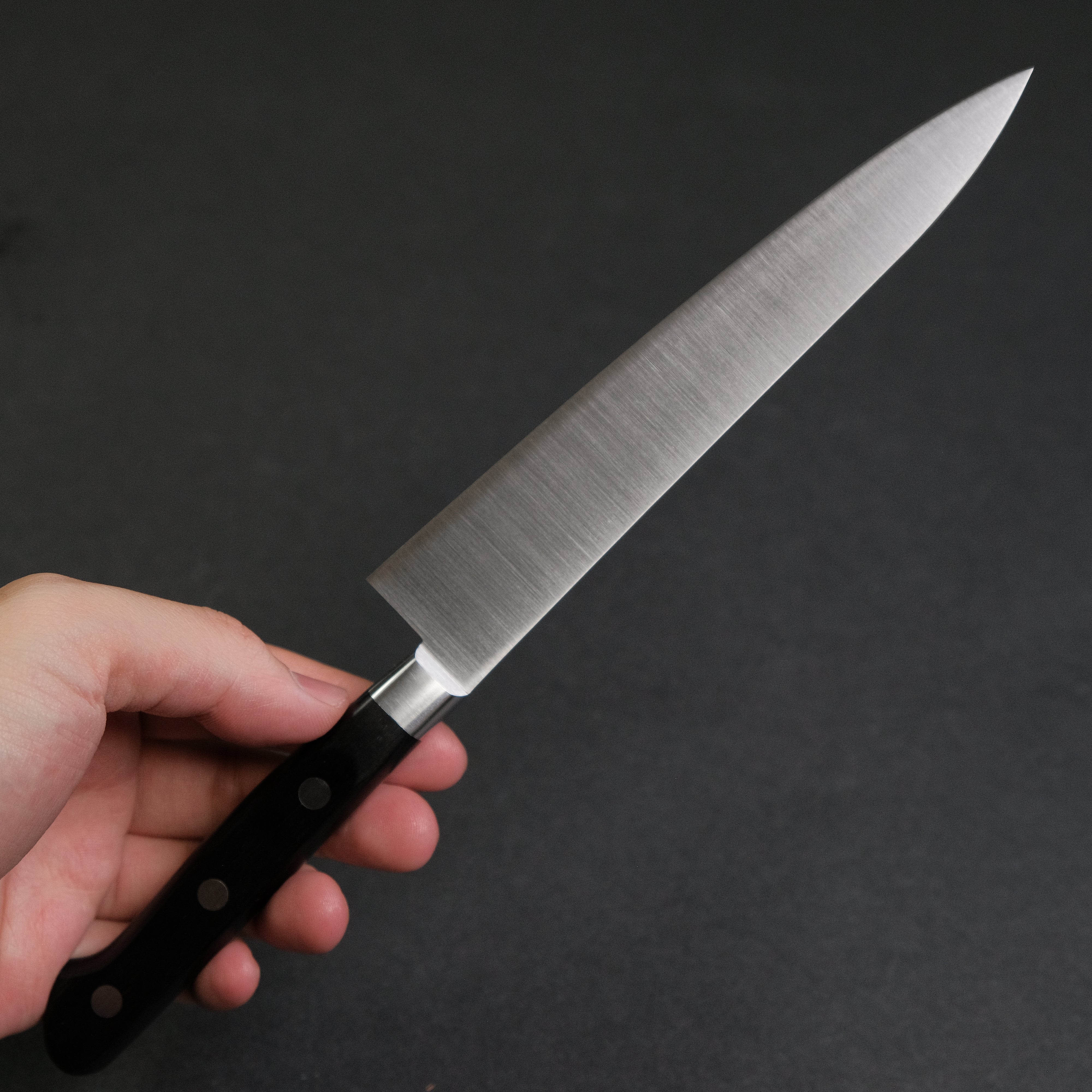 Hitohira Ashi Swedish Stainless Steel Petty Knife 150mm with Pakka Wood Handle - Perfect for Slicing, Peeling & Precision Kitchen Tasks