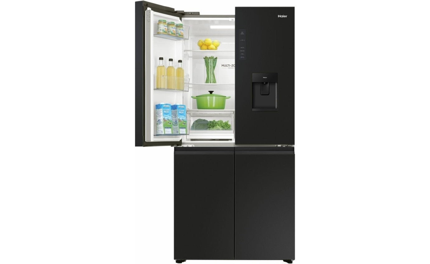 Haier HRF580YHC 508L Quad Door Refrigerator - Energy Efficient French Door Fridge with Spacious Interior for Large Families & Entertaining