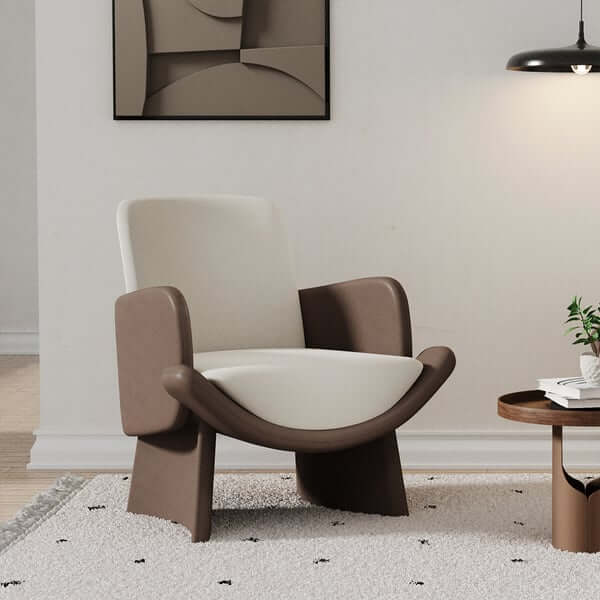 Beige & Brown