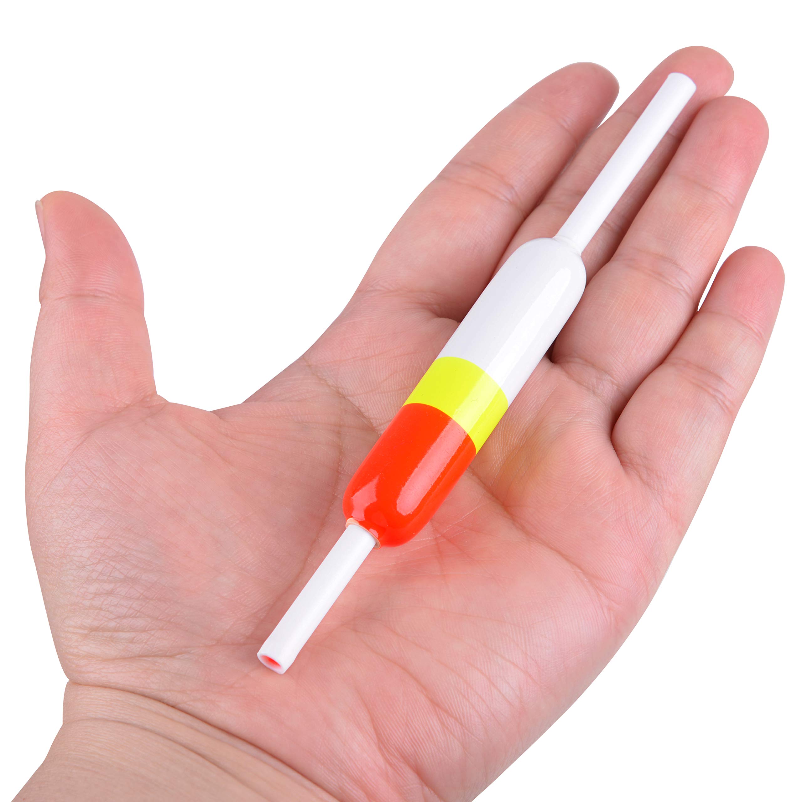 OROOTL Wood Slip Bobbers for Fishing - 10 Pack Balsa Floats & Spring Slip Bobbers for Crappie, Catfish, Panfish, Walleye | Durable Fishing Tackle Accessories for Freshwater & Saltwater Fishing