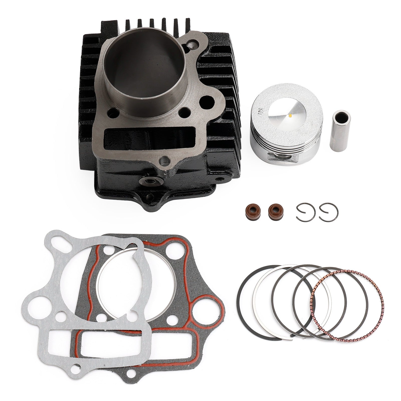 110cc Cylinder Kit for Italika FT110 XT110 AT110 Motorcycles - 52.4mm Piston with 13mm Pin - High Performance Engine Upgrade - Fast FedEx Shipping - Perfect for Off-Road & Street Bike Maintenance