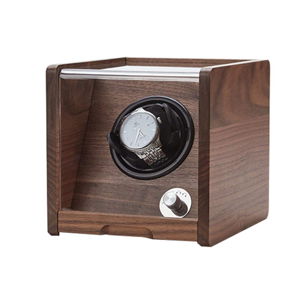 Automatic Watch Winder for Mechanical Watches - Single & Double Watch Storage Box with Turntable & Shaker Function - Perfect for Watch Collectors & Enthusiasts (Home/Office Use)