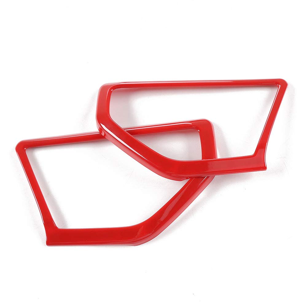 Jeep Wrangler JL JLU & Gladiator JT A-Pillar Speaker Cover Trim - Interior Accessories for 2018-2024 Models (Red) | Custom Car Decor Upgrade for Enhanced Style & Protection