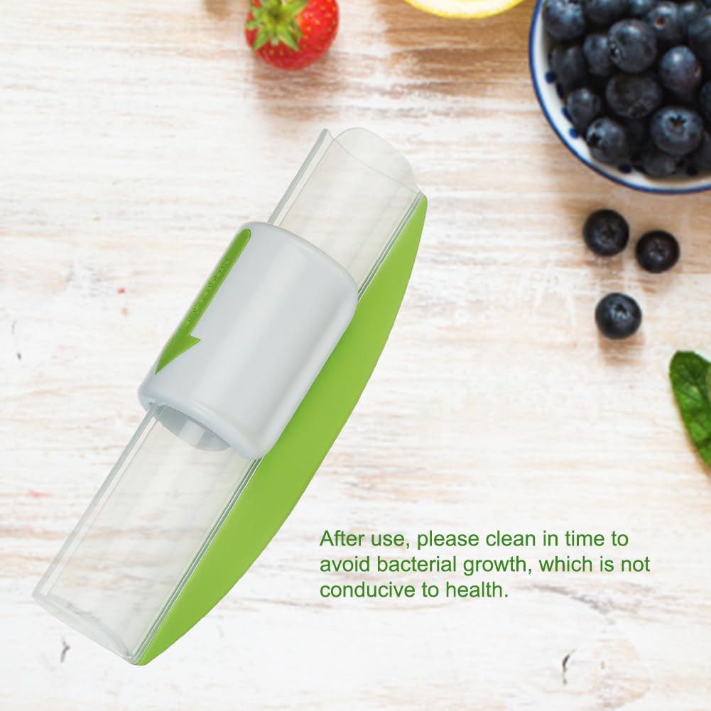 Best Grape Cutter for Kids & Toddlers - Safe Tomato Slicer, Small Fruit Cutter for Grapes, Strawberries & Vegetables - Perfect for Fruit Salad, School Lunches & Healthy Snacks (Green)