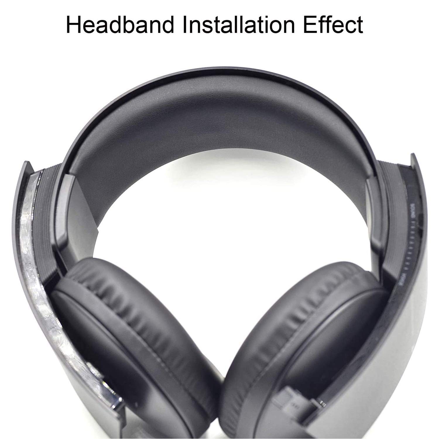Bumdenuu Replacement Ear Cushions & Headband Pad for PS3 PS4 Wireless CECHYA-0080 Stereo Headset - Comfortable Gaming Headphone Accessories for Long Play Sessions