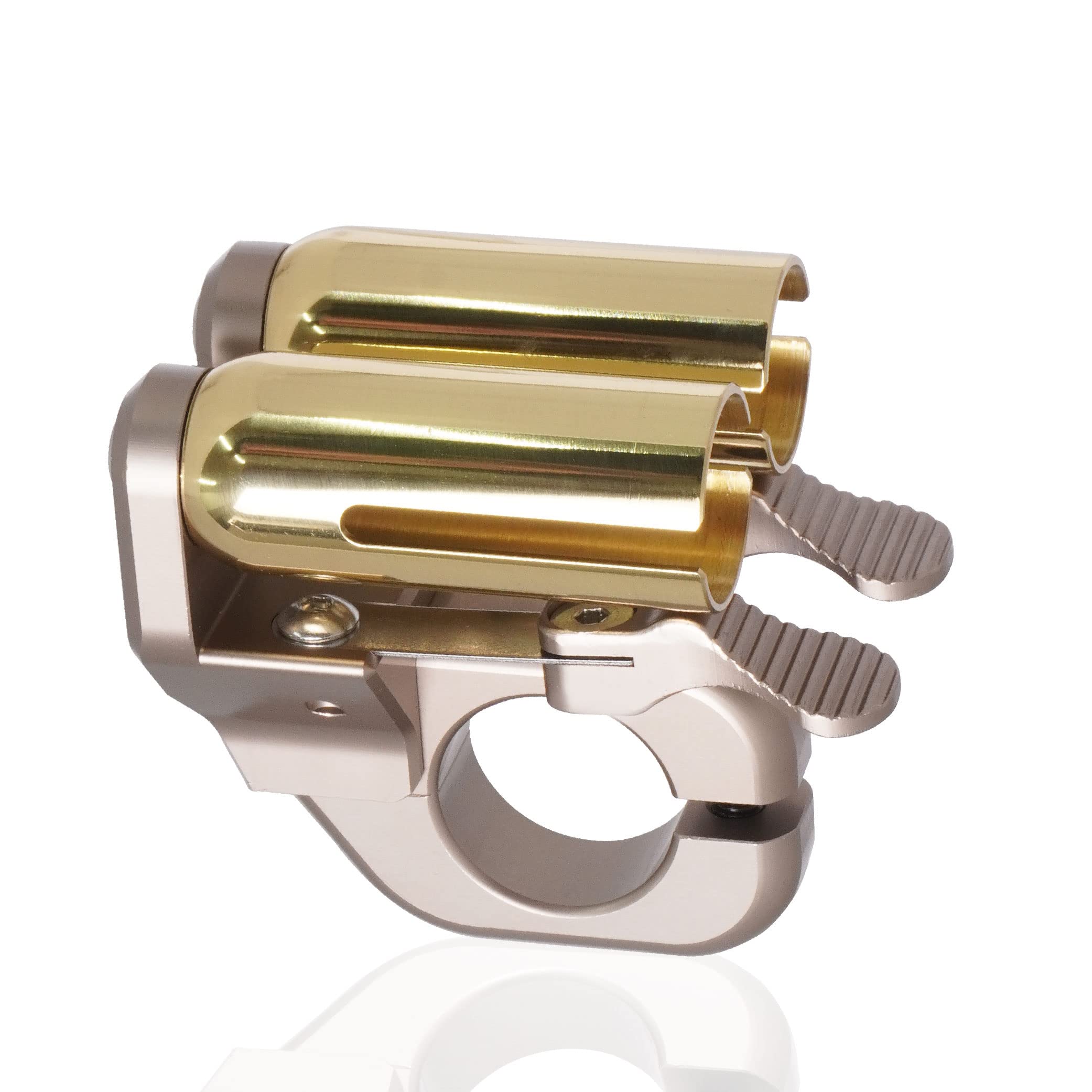 AXL Cycling Bike Bell - Copper Brass Alloy Mountain Bike Bell with Loud & Crisp Sound for Road, Mountain, City & Sports Bikes - 2 Adjustable Tones for Safety & Alerting Pedestrians - Perfect for Commuting, Trail Riding & Urban Cycling