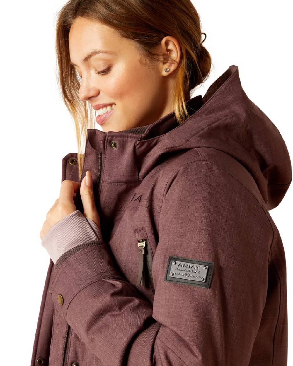 Ariat Women's Sterling Waterproof Insulated Winter Parka - Warm Water-Resistant Coat for Cold Weather, Hiking & Outdoor Activities