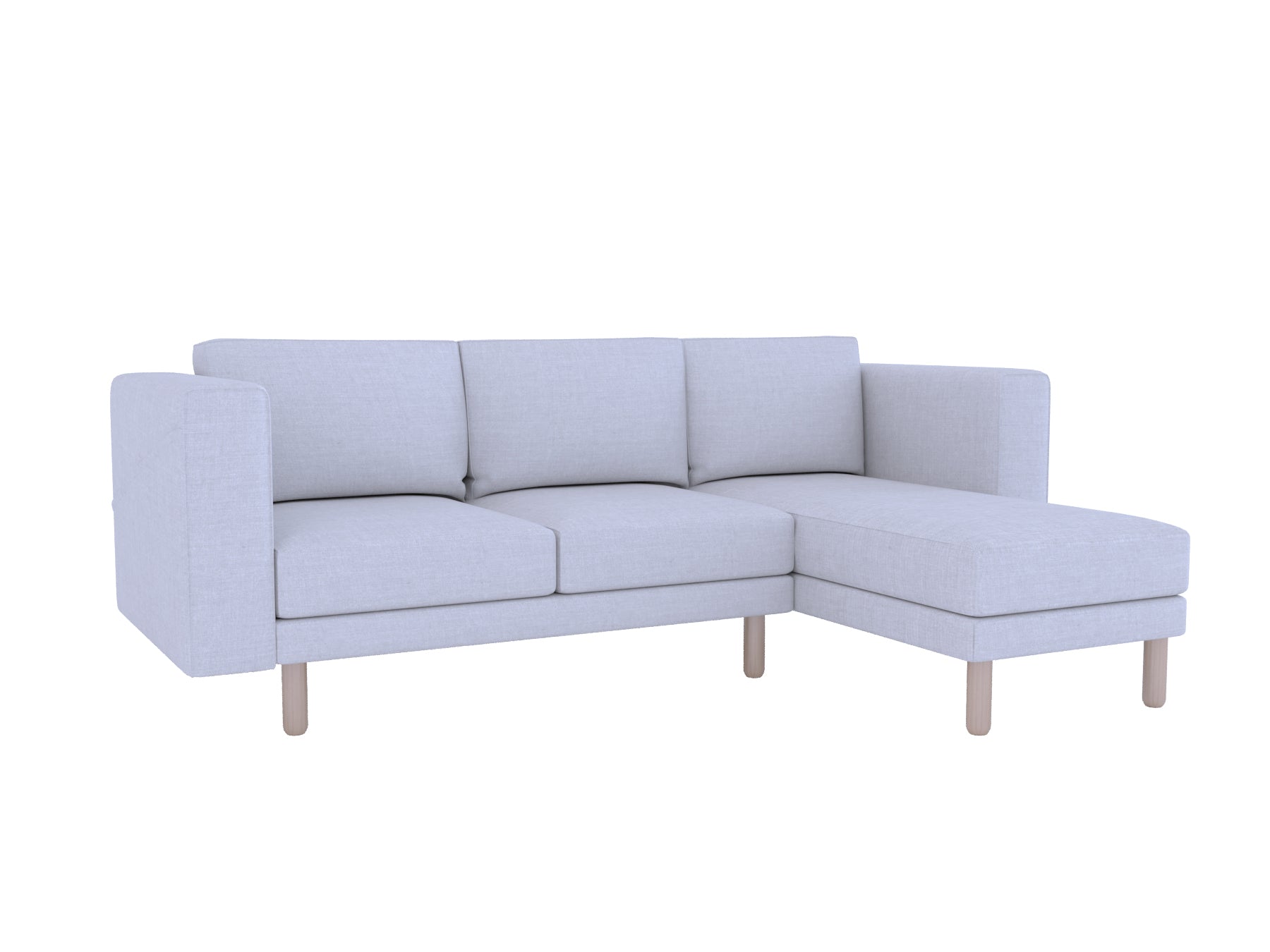 Norsborg 3-Seat Sectional Sofa Cover with Chaise | Stretchable Slipcover for Living Room Furniture Protection | Perfect for Pets, Kids & Daily Use