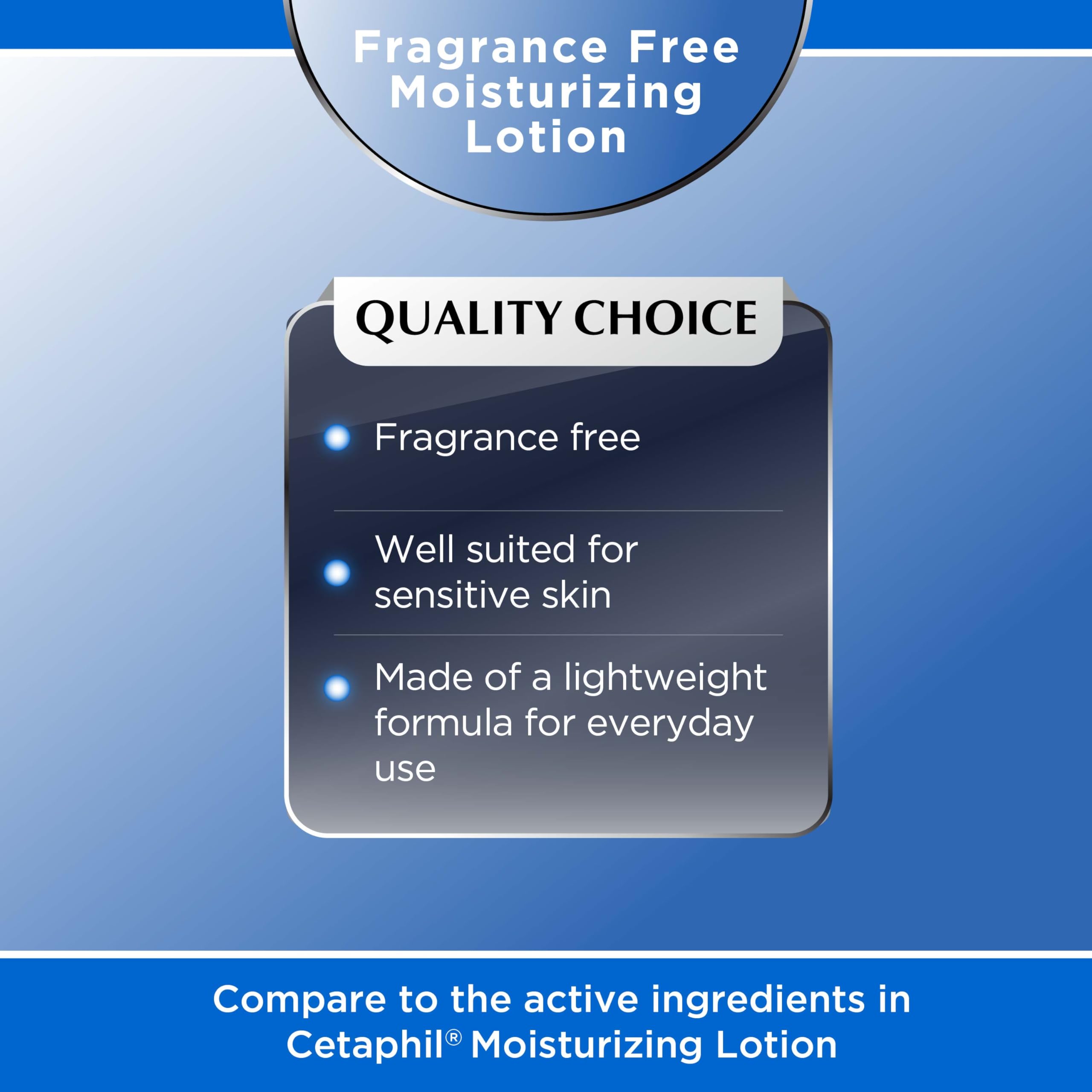 **Fragrance-Free Moisturizing Lotion for Sensitive Skin – Lightweight Hydration for Face, Body, Hands & Feet – 16 oz Pump Bottle – Ideal for Dry Skin Relief & Daily Skincare Routine**