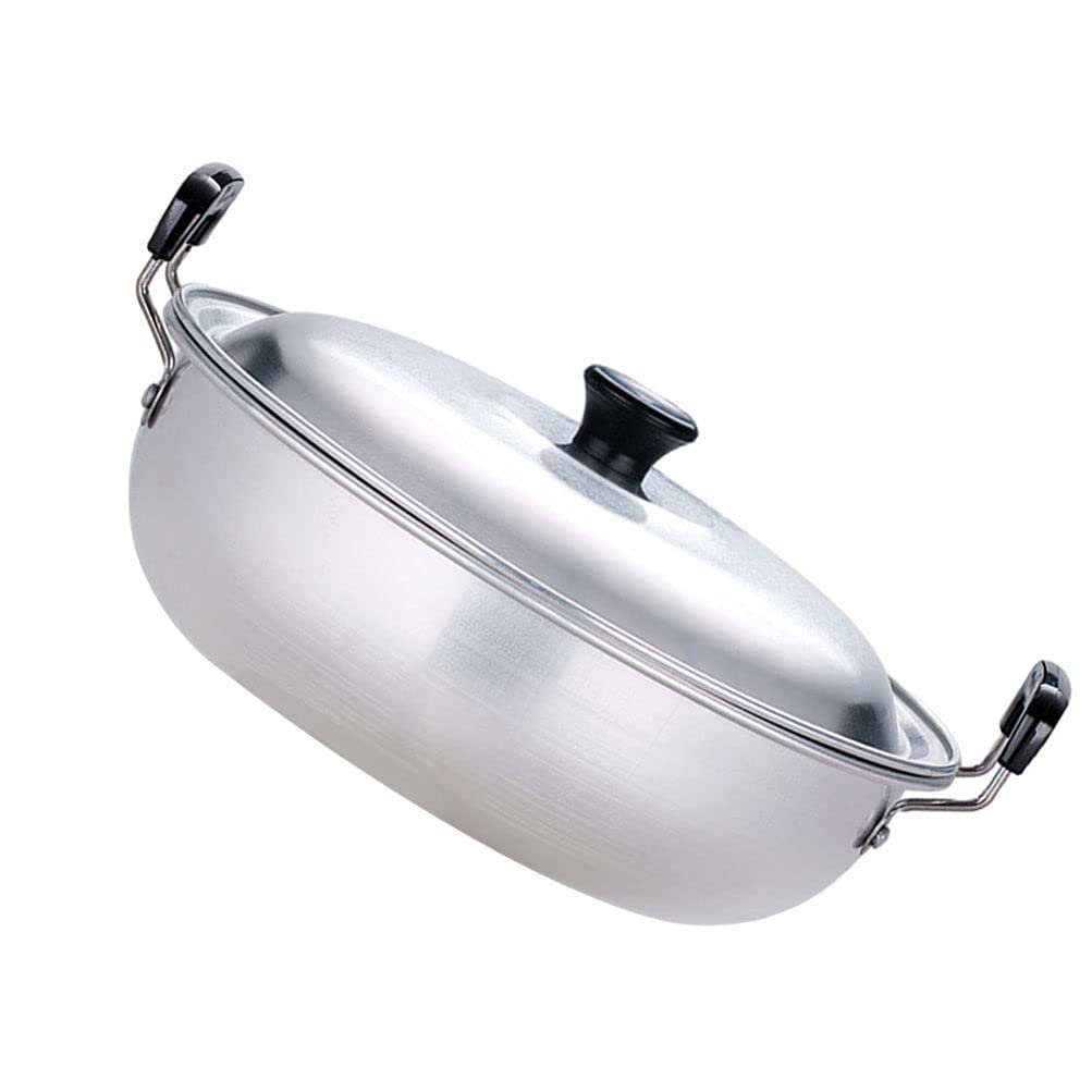 Premium 26CM Aluminum Non-Stick Soup Pot - Korean Ramen Noodle Pot, Stockpot & Peking Wok for Everyday Cooking | Perfect for Asian Cuisine, Home Kitchen & Restaurant Use