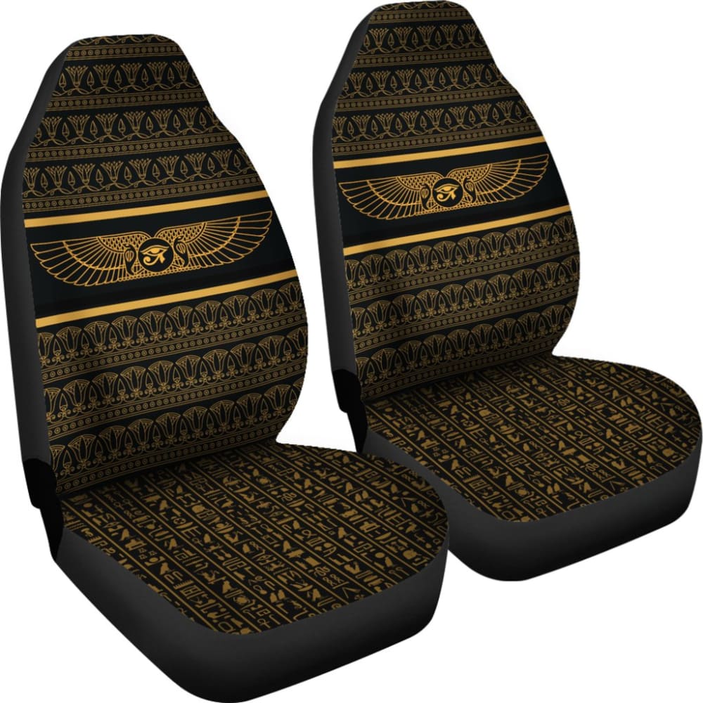 Premium Egyptian Horus Wings Car Seat Covers - Luxury Car Interior Accessories for Sedan, SUV & Truck - Perfect for Travel, Commuting & Road Trips