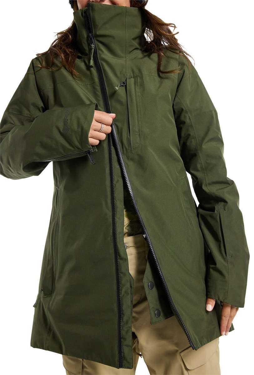Burton Women's Pillowline GORE-TEX Insulated Jacket 2024 - Waterproof Winter Coat for Skiing, Snowboarding & Outdoor Adventures