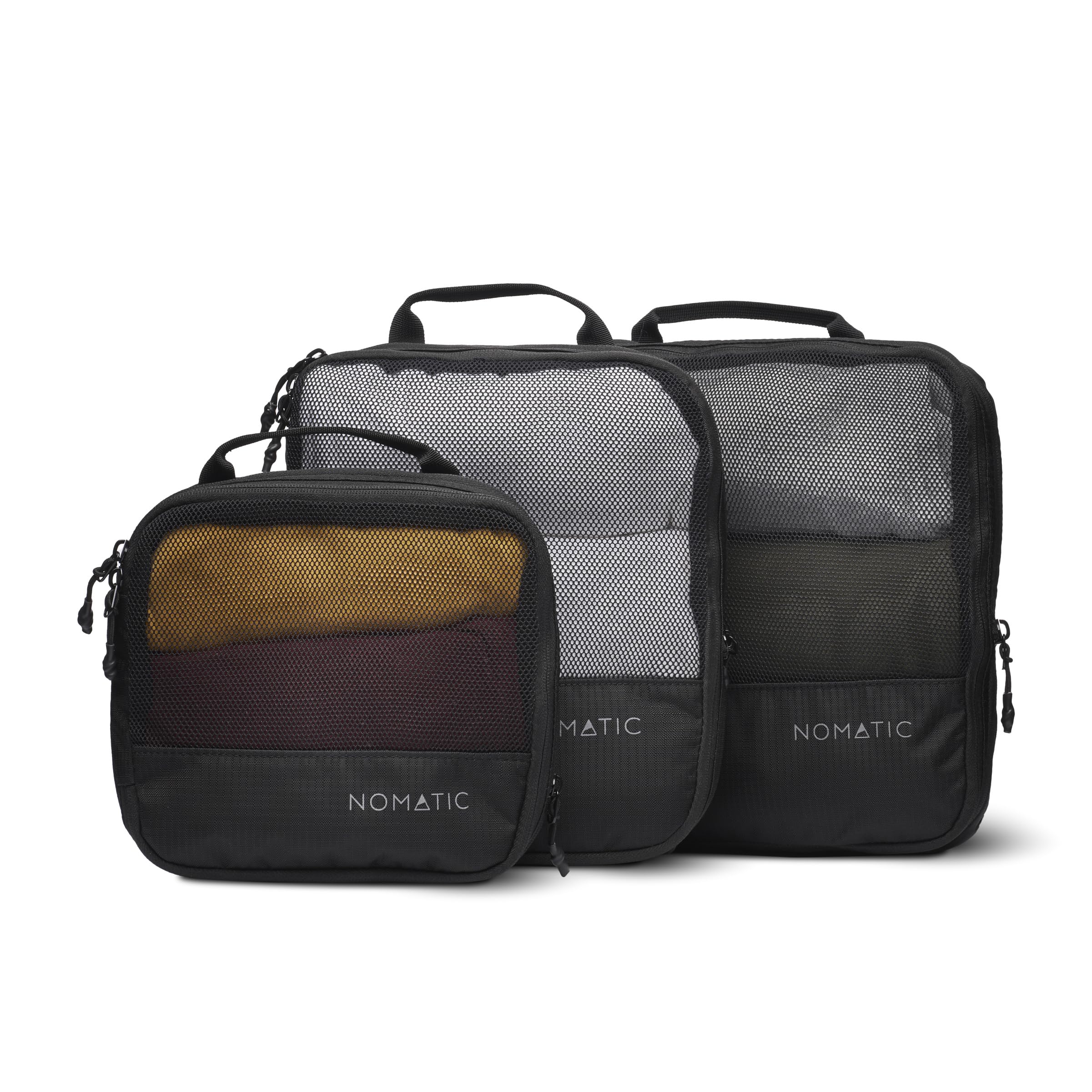 NOMATIC Packing Cubes Set - 4-Piece Compression Luggage Organizers for Carry-On, Suitcases & Travel Bags (Medium Size) - Perfect for Business Trips, Vacations & Weekend Getaways