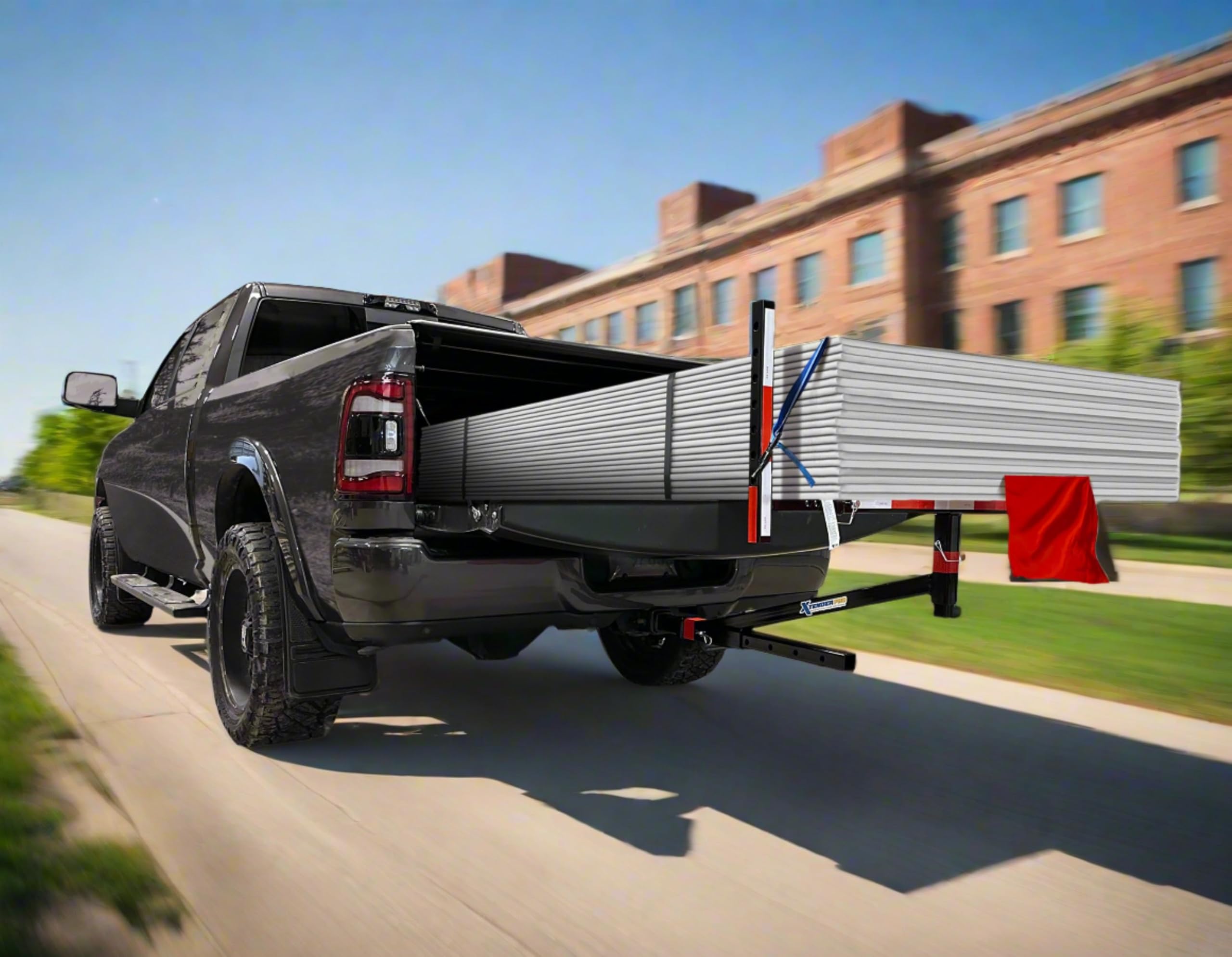XTENDER PRO™ Heavy-Duty Truck Bed Extender - 750 LB Capacity - Aluminum Pickup Truck Accessory for Hauling & Cargo Management (Perfect for Construction, Camping & Outdoor Adventures)