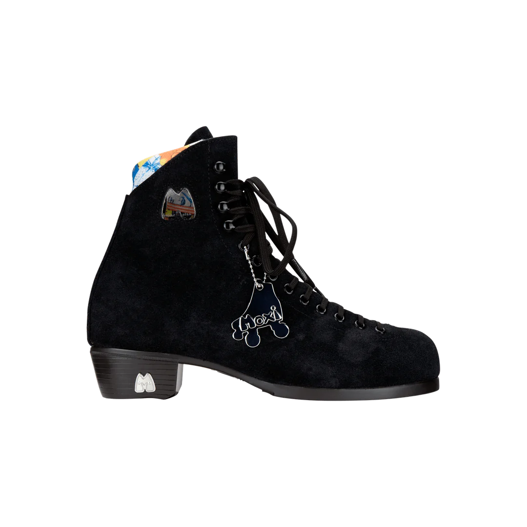 Moxi Lolly Roller Skates - Premium Black Roller Skate Boots for Women | Outdoor Skating, Rink, Fitness & Retro Style