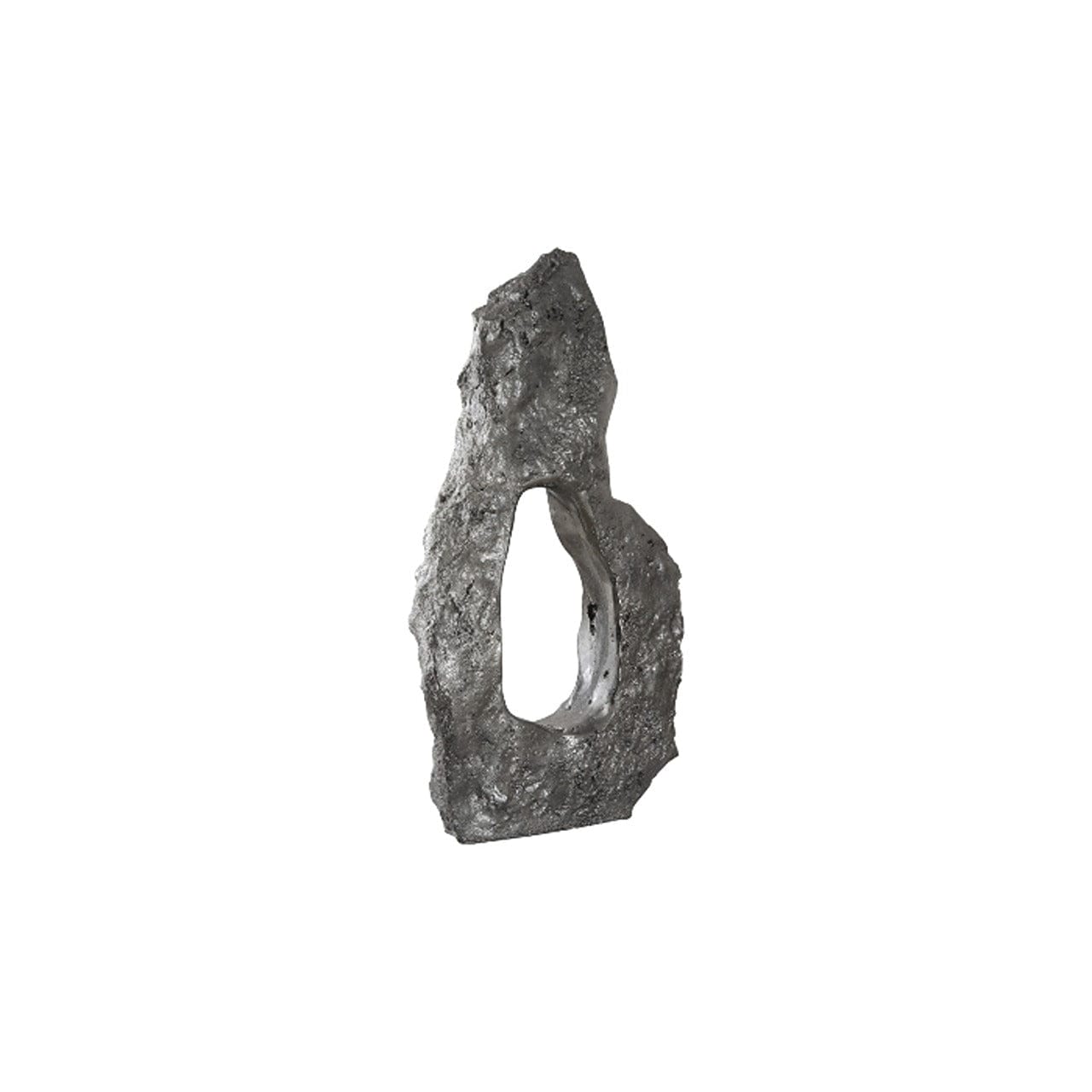 Large Cast Stone Ovoid Sculpture - Handmade Garden Statue, Modern Home Decor for Outdoor & Indoor - Perfect for Patio, Yard, and Living Room