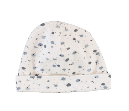 BEBE ORGANIC MORGAN HAT (Newborn 6 Months) - Soft Cotton Baby Beanie for Newborns & Infants - Perfect for Outdoor, Photo Shoots & Everyday Wear