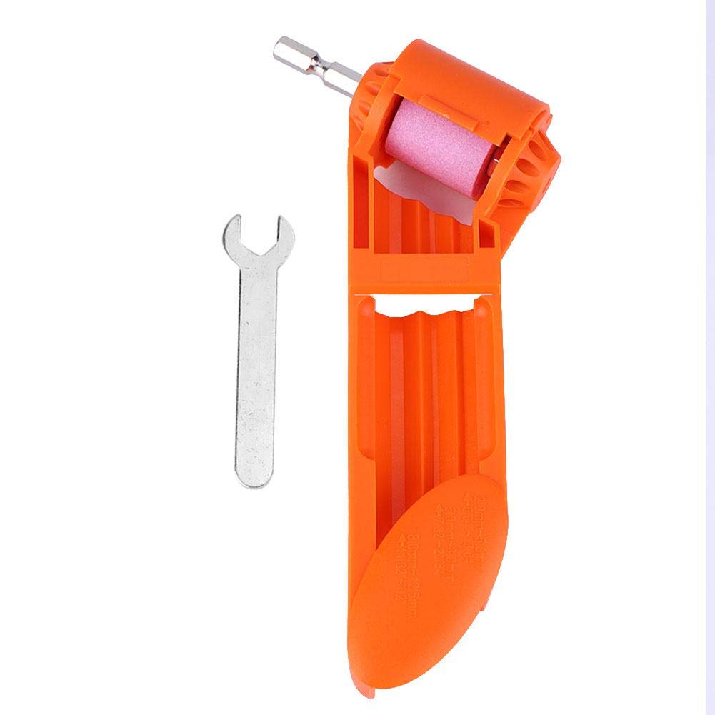 Portable Drill Bit Sharpener with Corundum Grinding Wheel - Electric Twist Drill Bit Grinder Tool for Wood & Steel, Straight Shank Design for Home & Workshop Use - Perfect for DIY Projects, Woodworking, and Metalworking