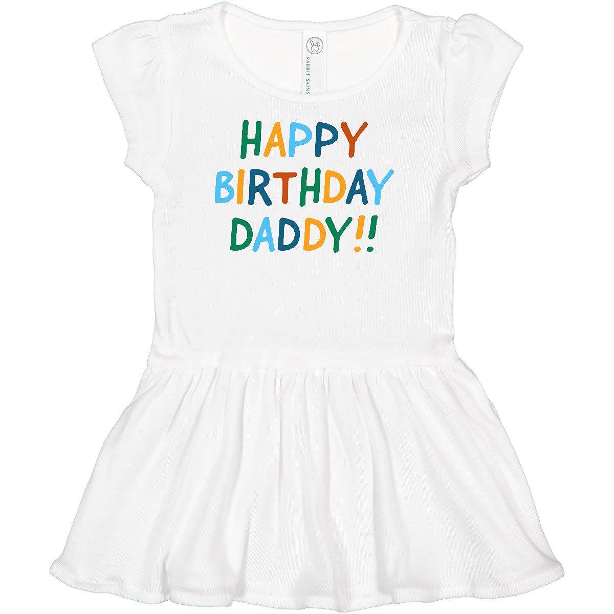 Inktastic Happy Birthday Daddy Infant Dress - Cute Baby Girl Outfit for Birthday Party, Photo Shoot & Special Occasions