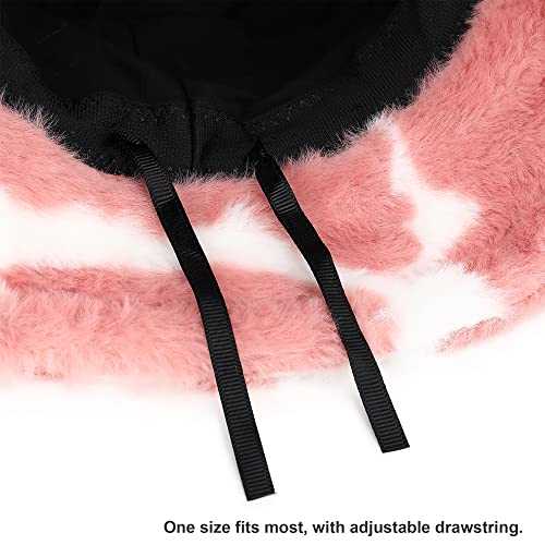 Stylish Furry Bucket Hat for Women & Men - Trendy Winter Fashion Accessory - Perfect for Outdoor Activities, Music Festivals & Streetwear