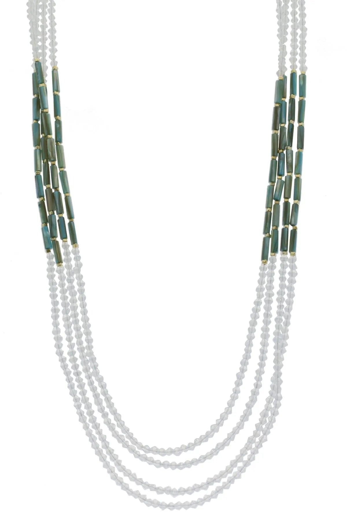 Elegant Multi Strand Long Necklace for Women - Perfect for Date Nights, Parties & Special Occasions