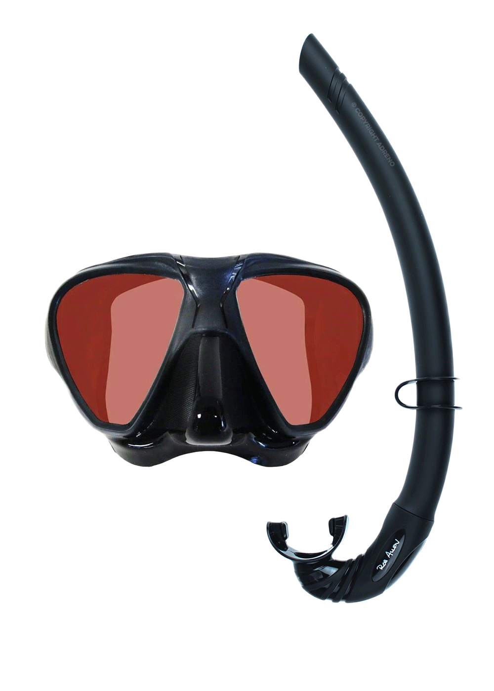 Rob Allen Cubera Mask and Snorkel Set - Premium Scuba Diving Gear for Snorkeling & Free Diving - Perfect for Ocean Adventures & Underwater Exploration