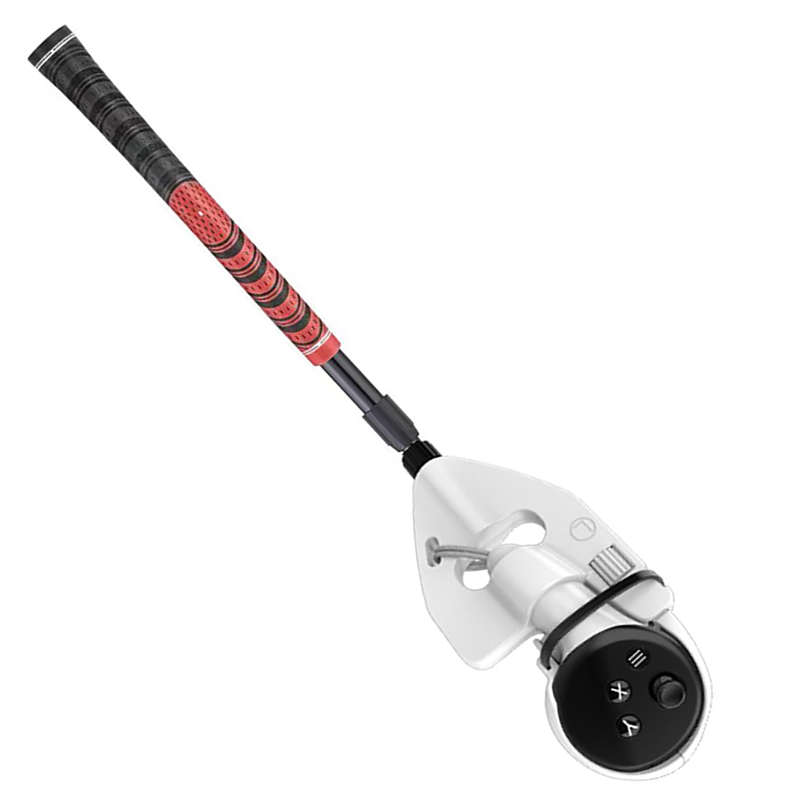 Amhuui VR Golf Club Handle for Quest 3, Universal 2-in-1 Retractable Long Arm Controller Grip - Enhance Immersive VR Gaming Experience | Perfect for Golf Simulators & VR Sports Games