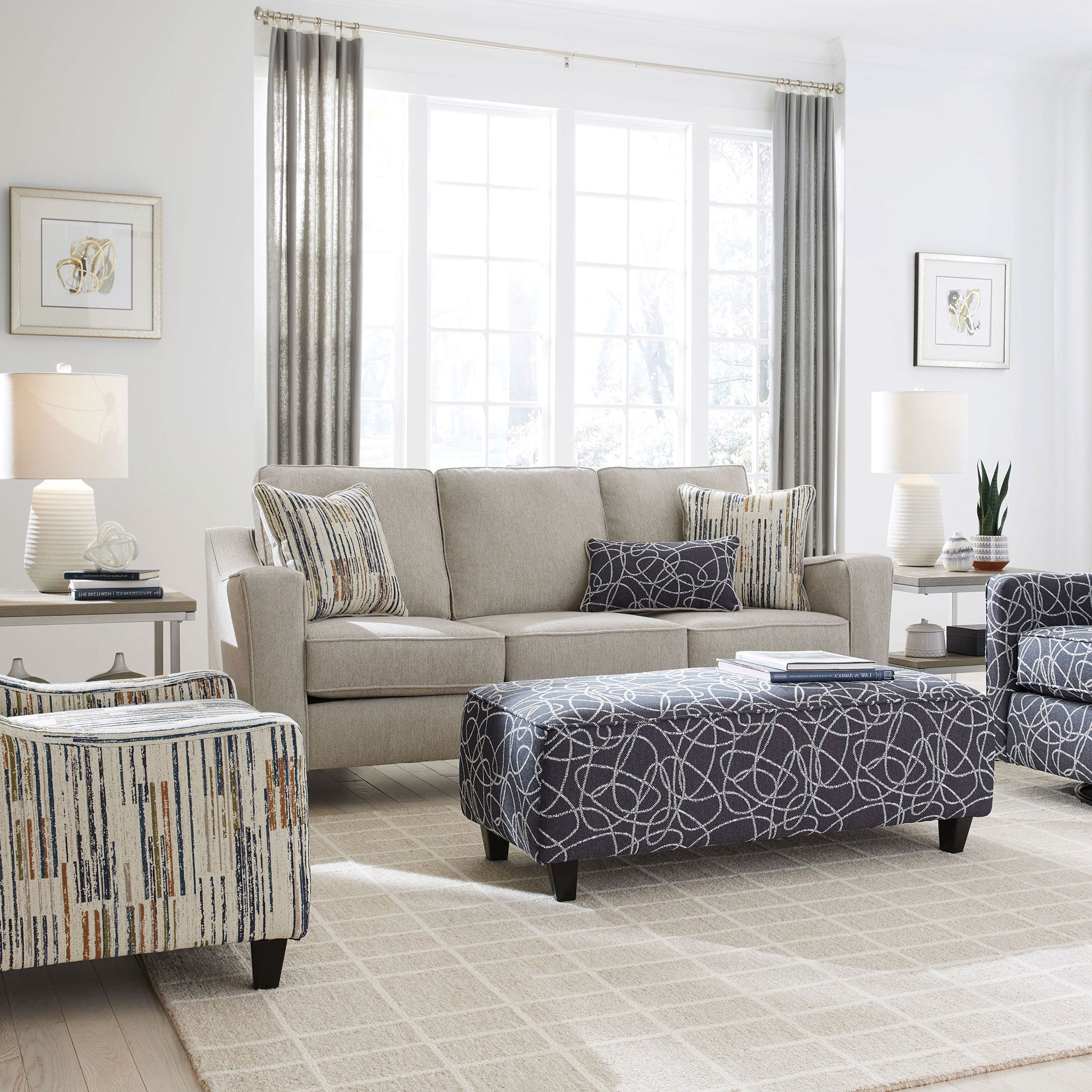 Lilavati Sofa - Modern Comfortable Couch for Living Room, Lounge & Office - Perfect for Relaxing, Entertaining & Home Decor