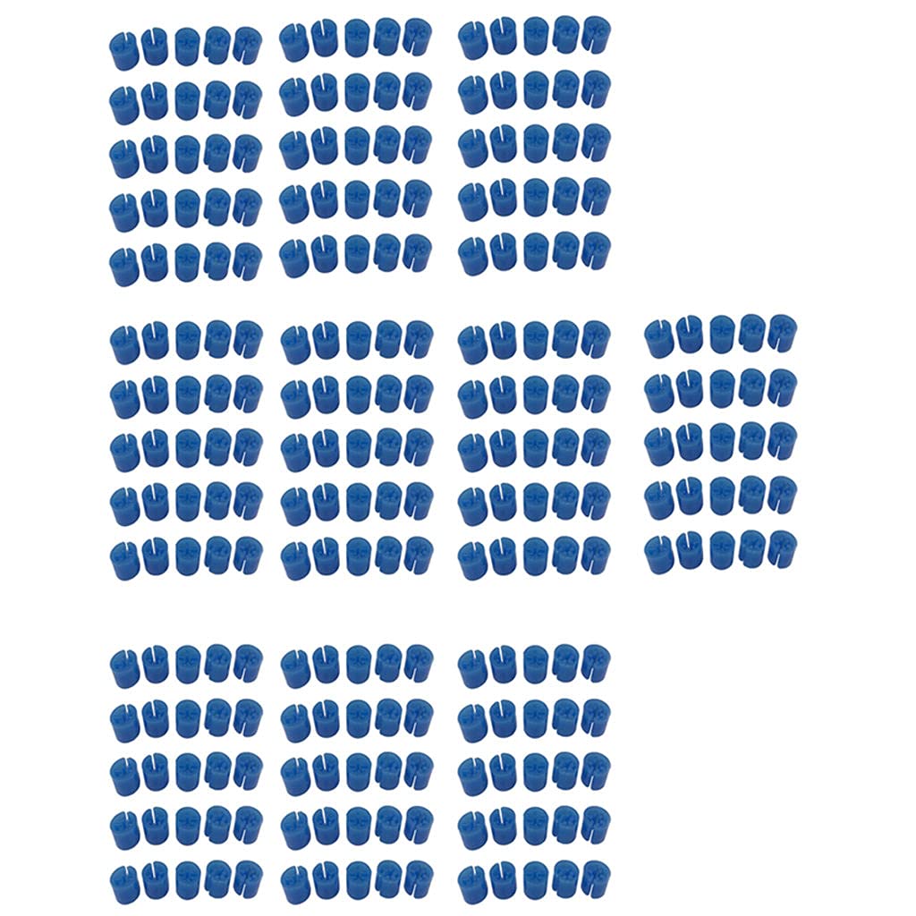 Milageto 300pcs Colored Garment Size Markers - DIY Blank Hanger Tags for Clothing Organization (Dark Blue) - Perfect for Retail Stores, Boutiques & Home Closet Organization