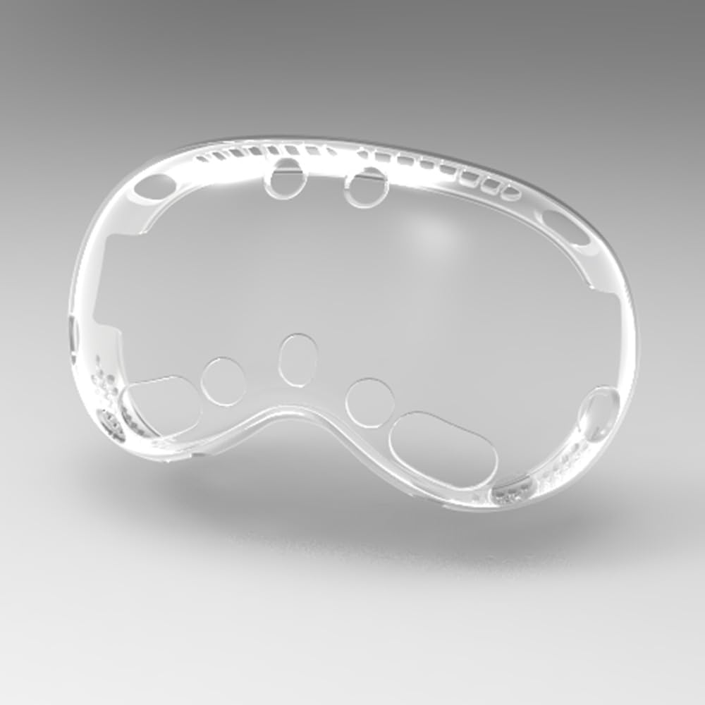 Vision Pro Protective TPU Transparent Dust Cover Sleeve for Vision Pro VR Headset 2024 Accessories - Perfect for Travel, Storage & Gaming Sessions