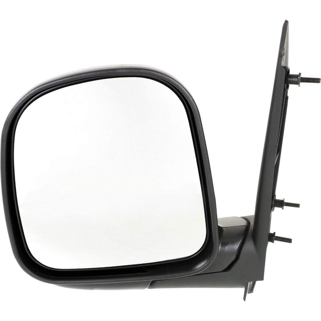 1996-2002 GMC Savana 1500/2500/3500 Driver Side Manual Non-Heated Door Mirror - Textured Black Replacement for 15768763 & GM1320246 - Perfect for Truck Maintenance & Repair