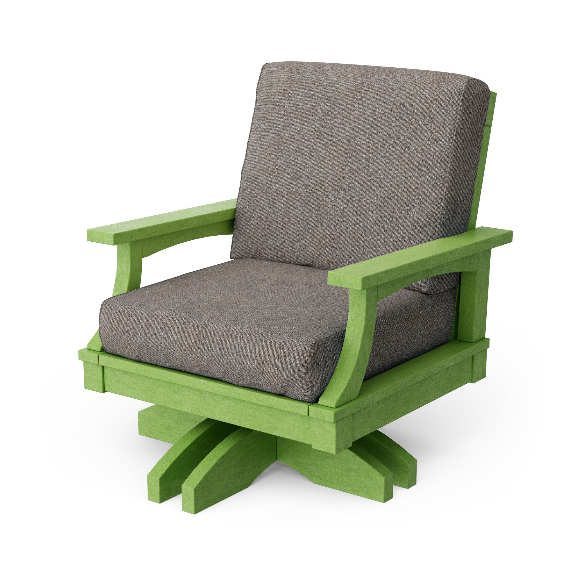 Heritage Deep Seating Swivel Chair - 360° Rotating Patio Lounge Chair with Cushions, Weather-Resistant Outdoor Furniture for Garden, Poolside & Backyard Relaxation