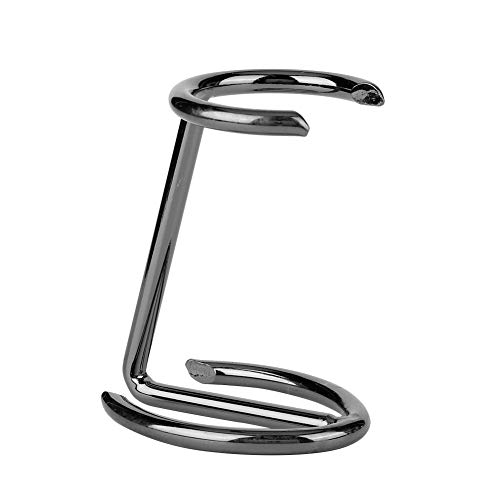 Premium Stainless Steel Shaving Brush Stand for Men - Durable Shaver & Brush Holder for Home, Salon, and Travel - Perfect for Wet Shaving and Grooming Kits