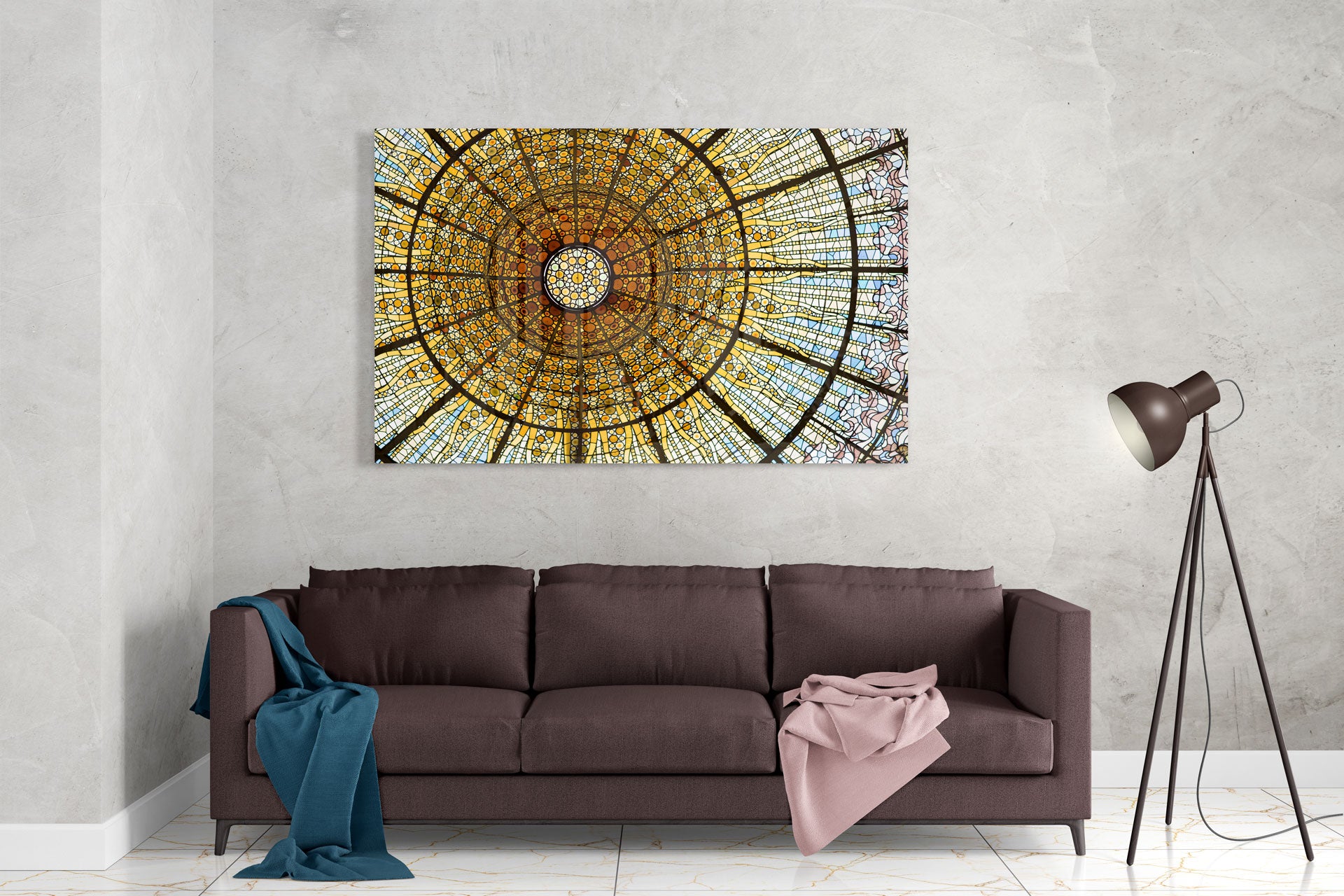 Stained Glass Window Film - Decorative Web Design for Home & Office Privacy - Perfect for Windows, Doors, and Partitions
