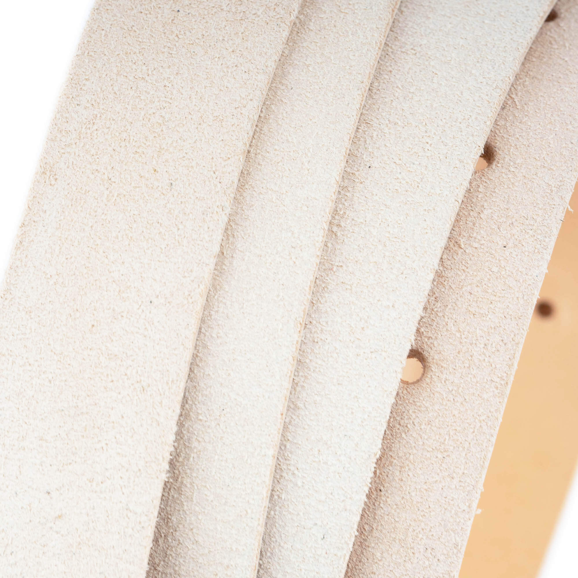 Premium Natural Color Suede Belt Strap 2.5cm - Replacement for Montblanc Buckles | Dress & Casual Wear Accessory