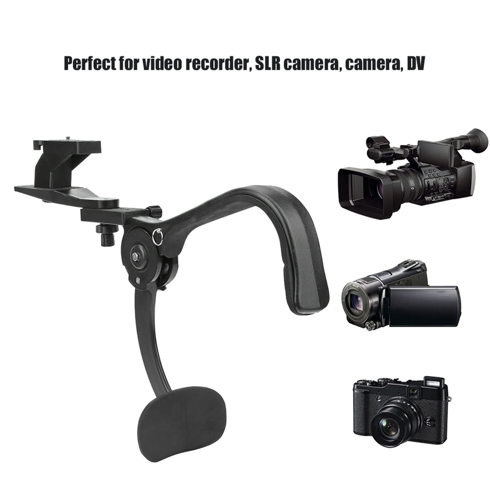 DSLR Shoulder Rig Stabilizer - SR500 Black for Outdoor Photography