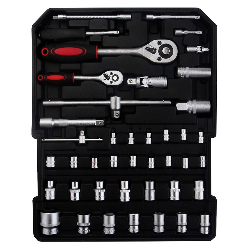 799-Piece Aluminum Rolling Tool Case Set - Heavy Duty Mechanics & Auto Repair Hand Tools for Home Maintenance, DIY Projects, Travel & On-the-Go Repairs | Perfect for Professional Technicians & Household Use