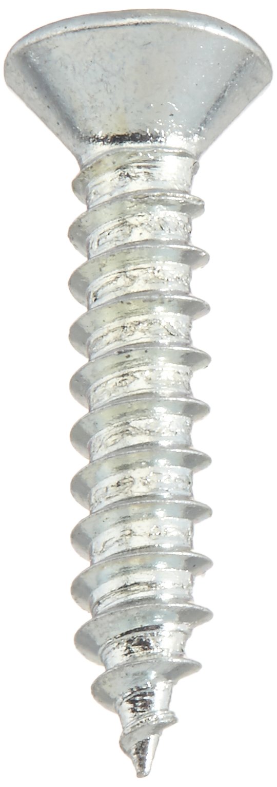4 x 5/8 Inch Square Drive Flat Head Wood Screws - 165 Pieces - Premium Construction Screws for Furniture, Cabinets, and DIY Woodworking Projects