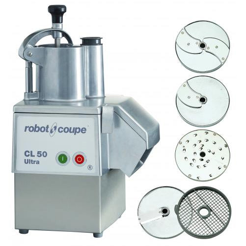 Robot Coupe Ultra 1.5 HP Commercial Vegetable Food Processor - Heavy Duty Kitchen Appliance for Restaurants & Catering - Perfect for Chopping, Slicing & Dicing Vegetables