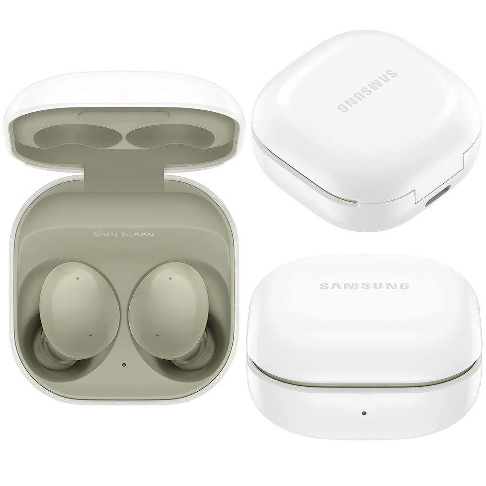 SAMSUNG Galaxy Buds2 Pro True Wireless Bluetooth Earbuds with Active Noise Cancelling, Ambient Sound, Lightweight Comfort Fit & Touch Control - International Version (Renewed, Olive Green) | Perfect for Gym, Travel & Work from Home