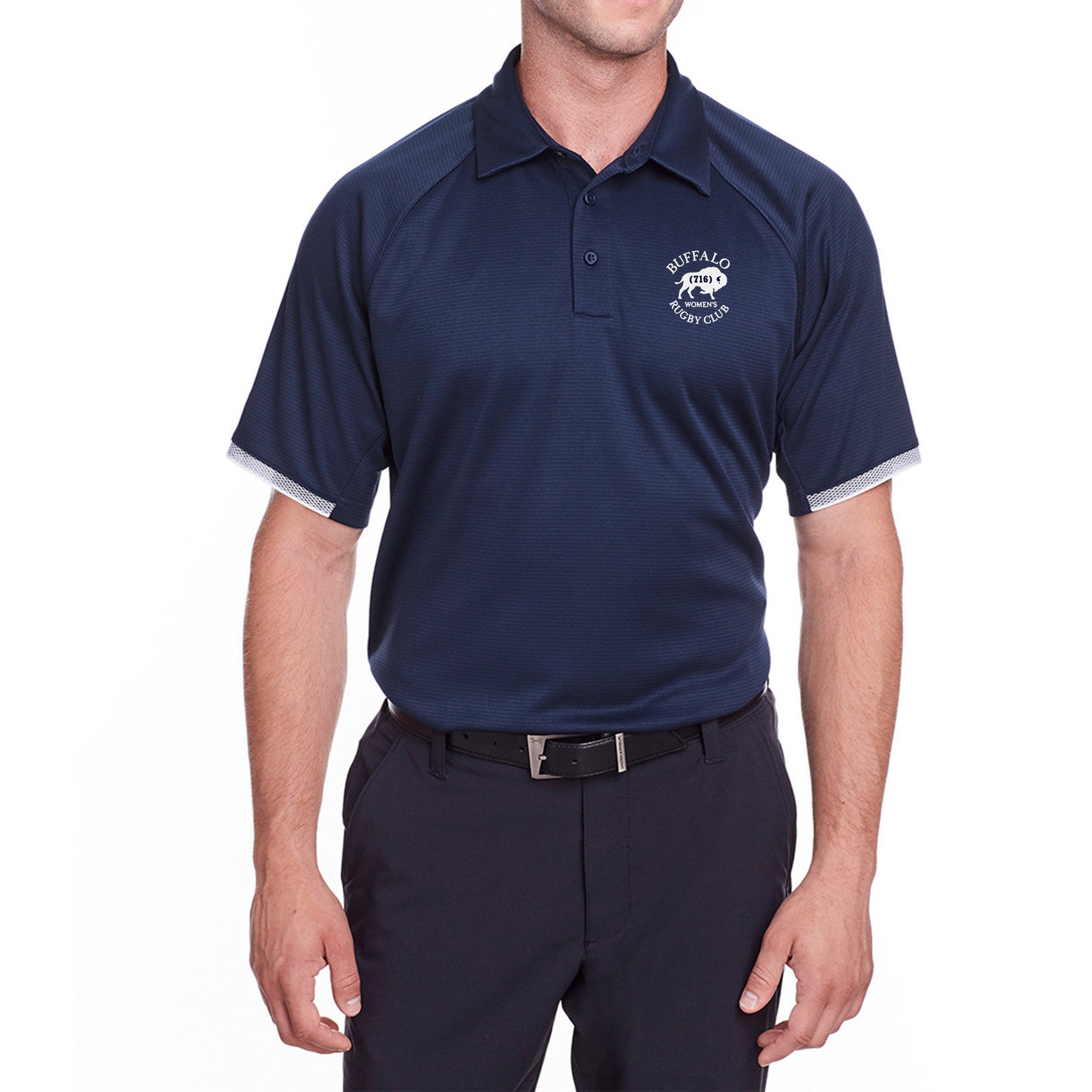Buffalo WRC Rival Polo Shirt - Men's Performance Quick-Dry Golf & Tennis Polo - Comfortable Moisture-Wicking Fabric for Sports & Casual Wear