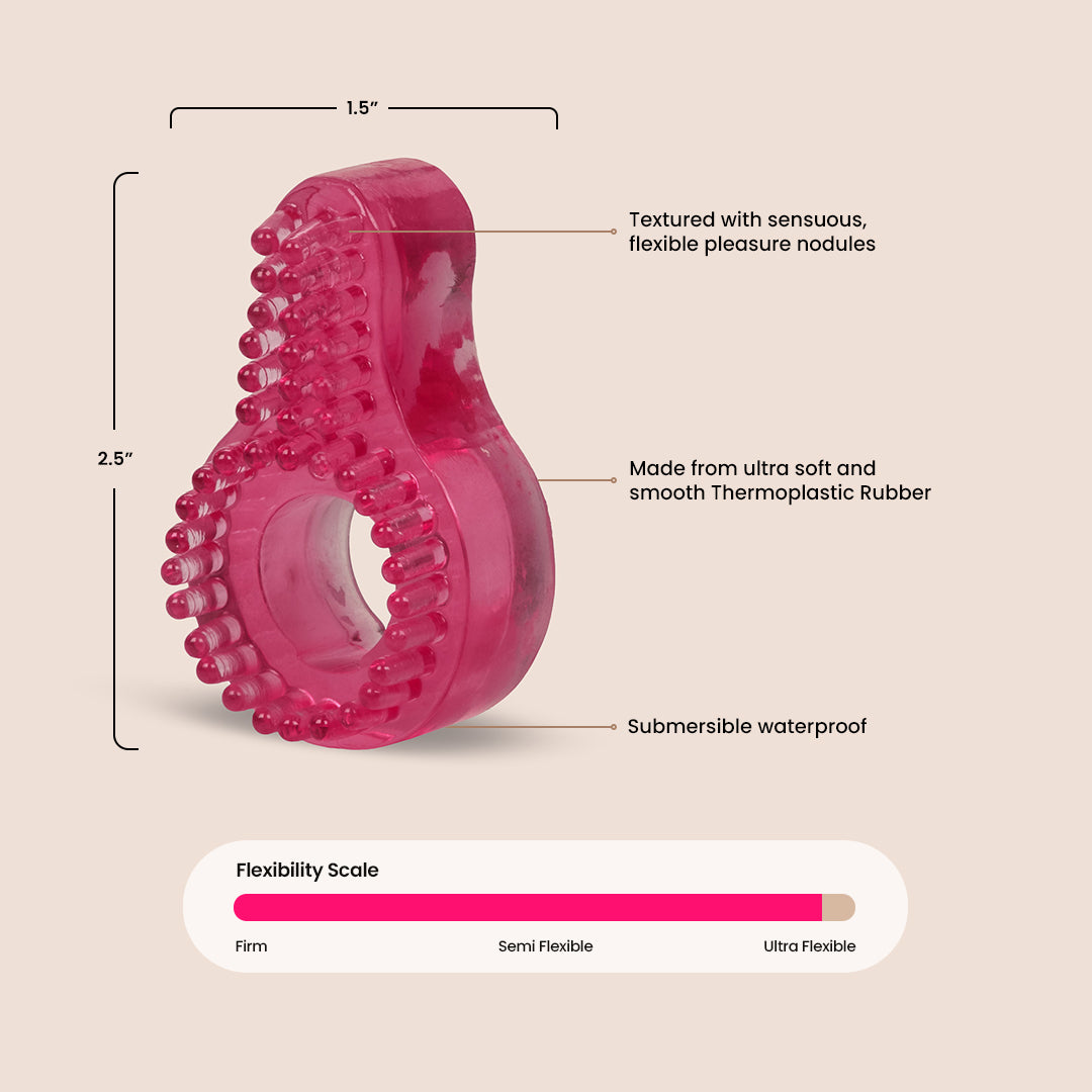 CalExotics Super Stretch Enhancer Ring™ - Premium Silicone Penis Ring for Enhanced Pleasure & Performance | Perfect for Couples & Solo Play | Intimate Accessories for Men