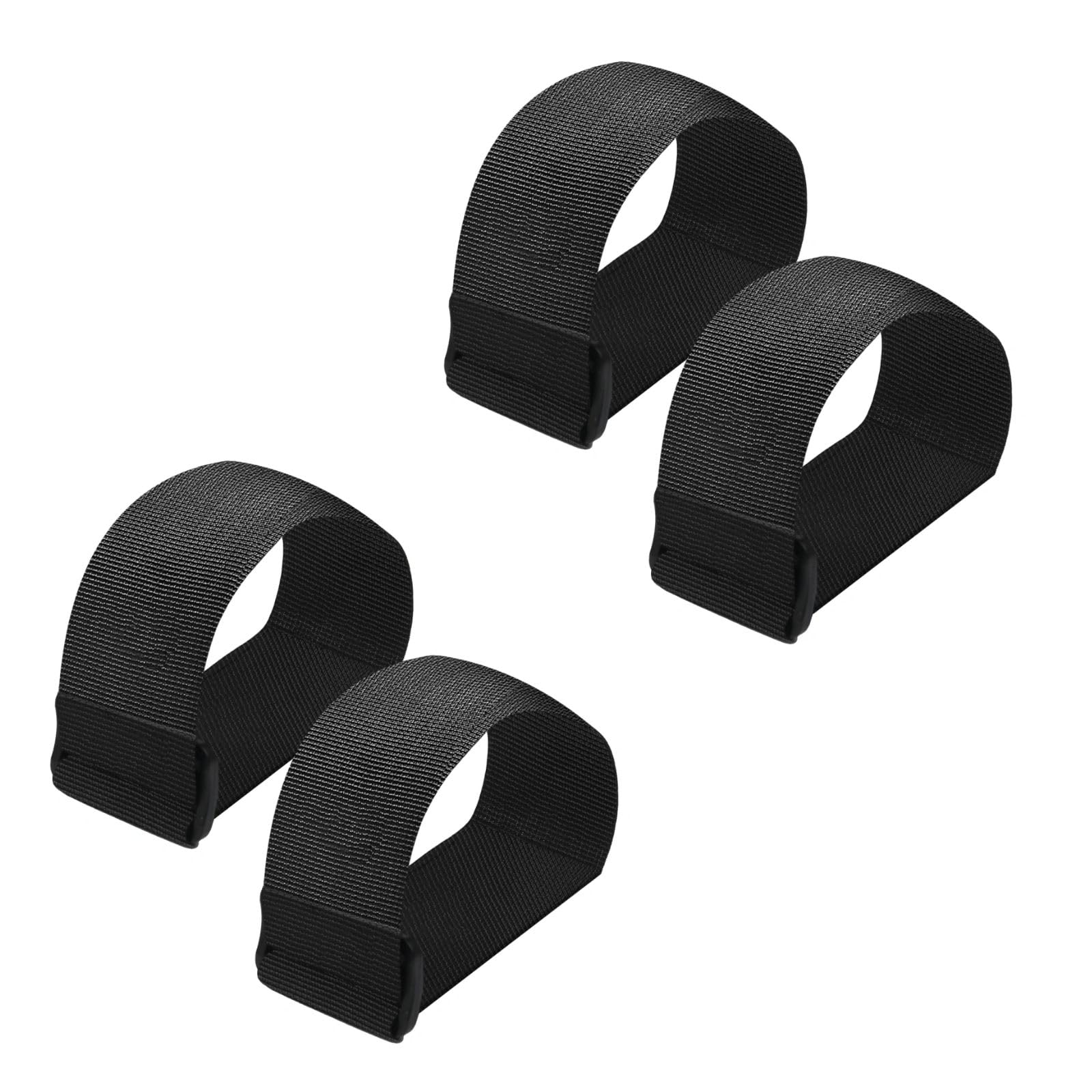4 Pcs Leg Exerciser Traction Straps for Seniors - Under Desk Elliptical Pedal Band with Secure Stability for Electric Ellipse Equipment - Home Office Peddler Foot Exercise Machine for Improved Circulation & Mobility (Ideal for Office Workers & Home Fitness)