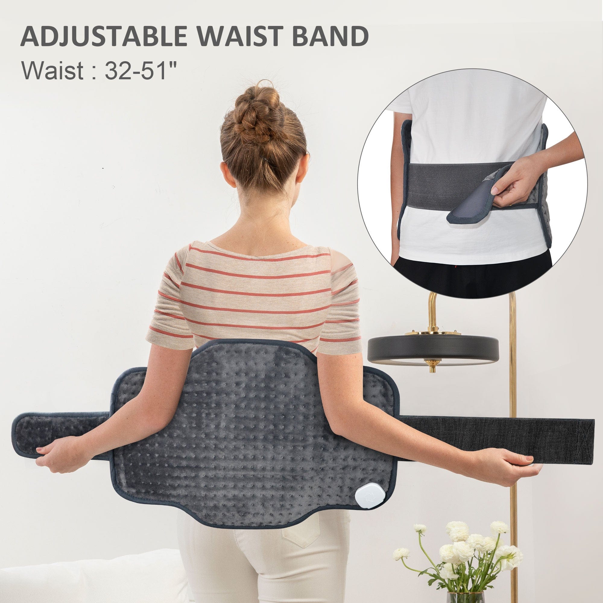 Snailax XL Large Heating Pad for Back Pain Relief - 16