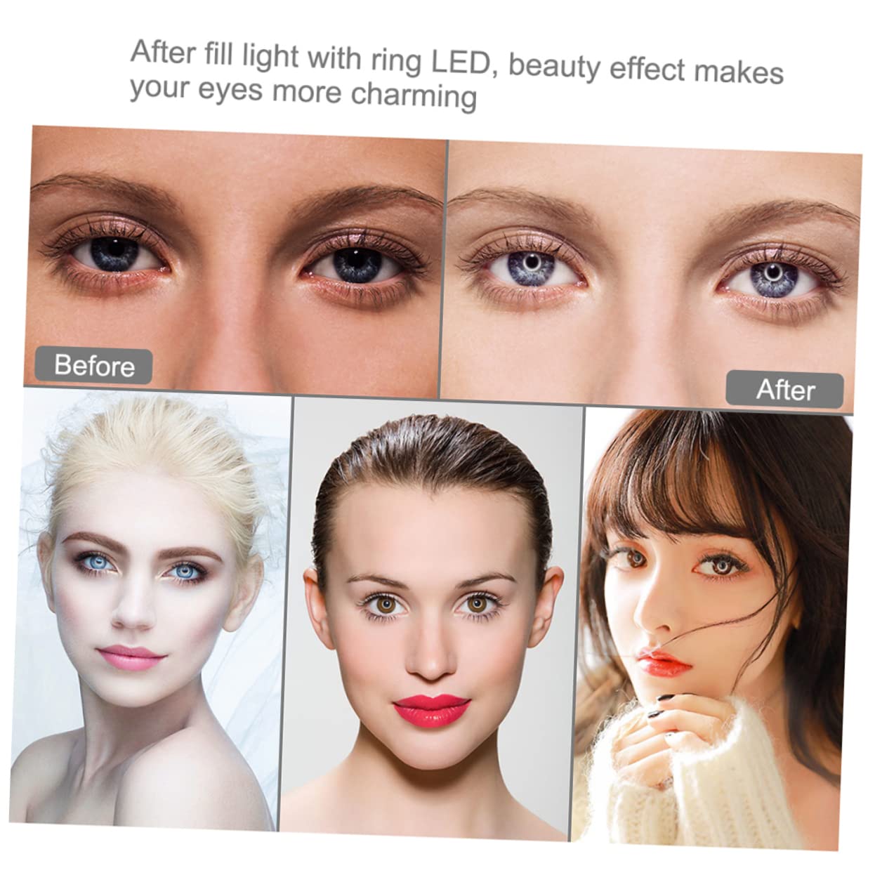 Professional LED Ring Light with Tripod Stand - 10