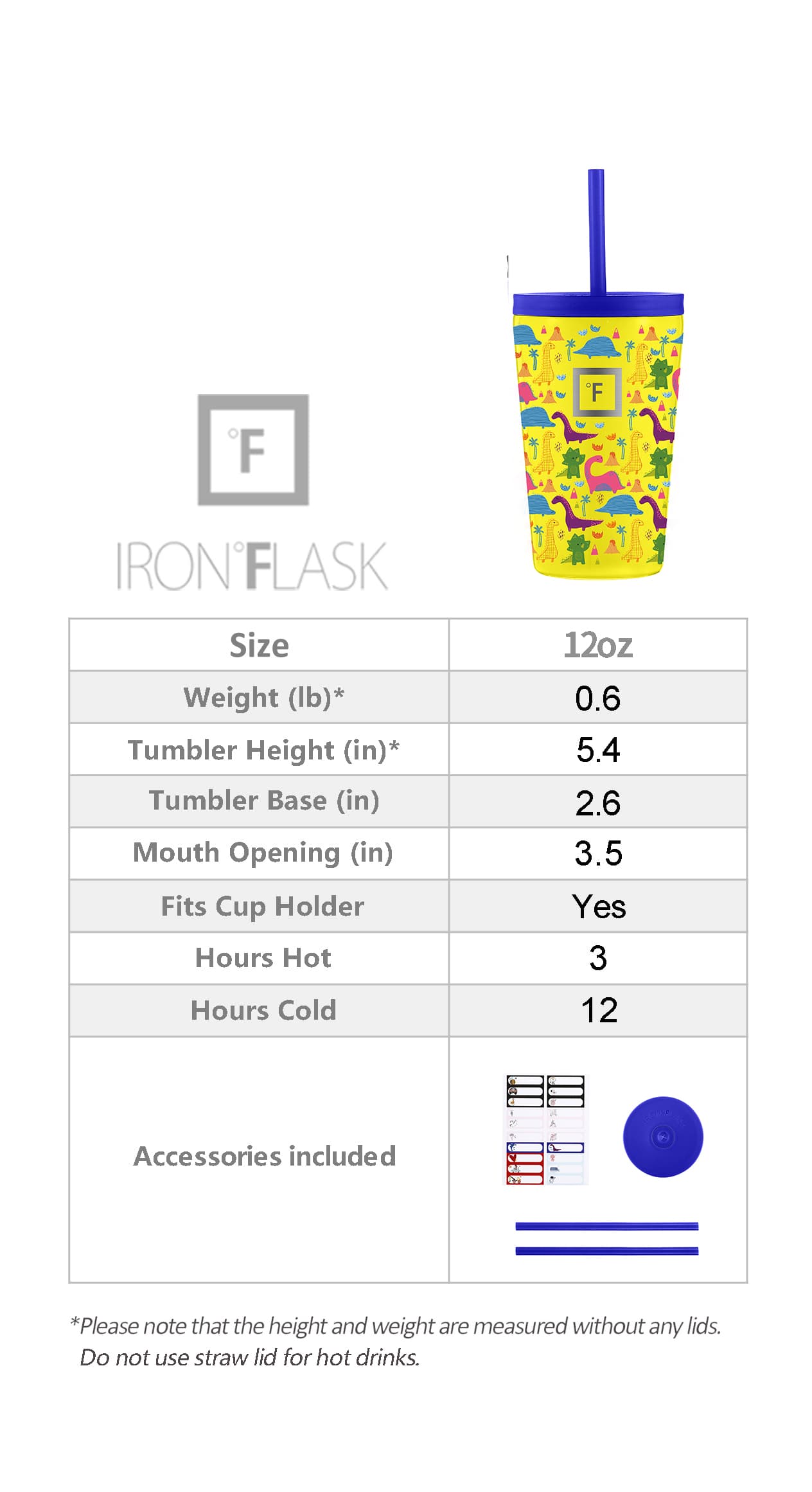12 Oz Kids Tumblers with Lids and Straws - Insulated Stainless Steel Water Bottles for Boys & Girls - Leakproof, BPA-Free, Perfect for School, Sports & Outdoor Activities