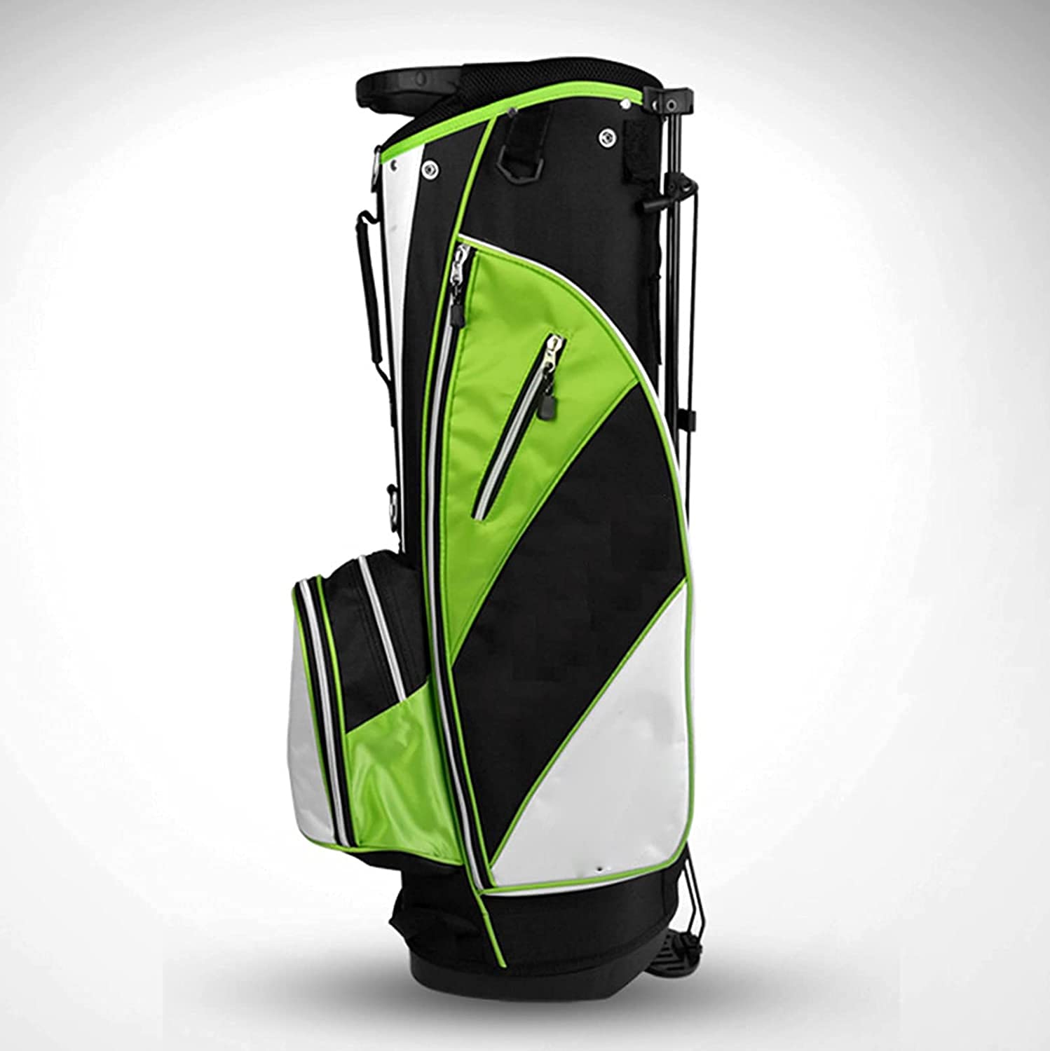 Unisex Adult Golf Stand Bag with 6-Way Organizer Dividers & Dual Straps - Portable Waterproof Durable Golf Bag for Men & Women - Perfect for Weekend Golfing, Practice Sessions & Course Play (Green)