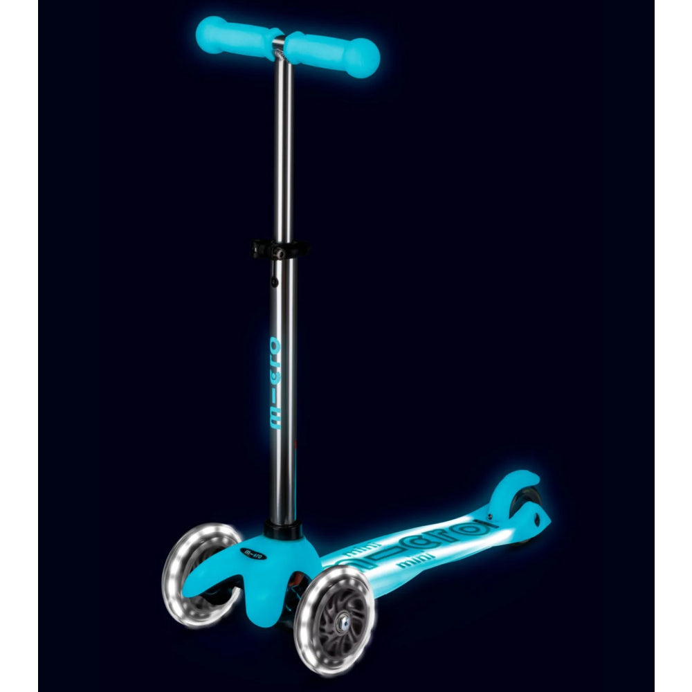Micro Mini Glow LED 3 Wheel Scooter for Kids - Light Up Electric Ride On Toy for Boys & Girls Ages 3-8 - Perfect for Outdoor Play, Backyard Fun, and Neighborhood Rides