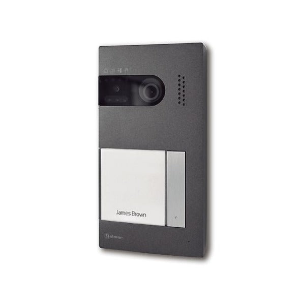 Golmar GL SOUL/1 Push Button Video Doorbell Camera - Smart Home Security System for Front Door, Intercom & Motion Detection - Perfect for Apartments, Houses & Offices